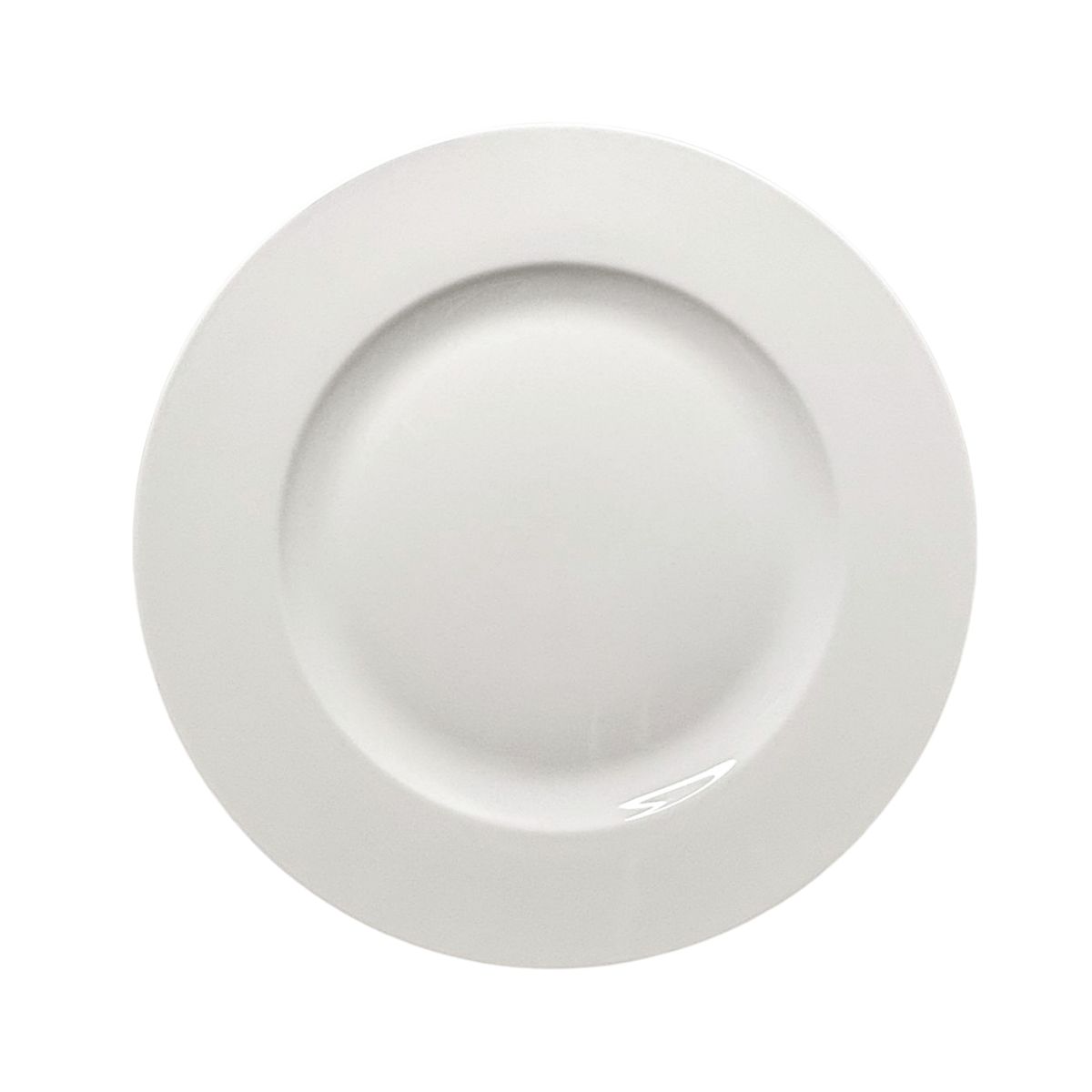 OEM - Plato de Entrada o Postre de Porcelana Blanco x 6 unidades