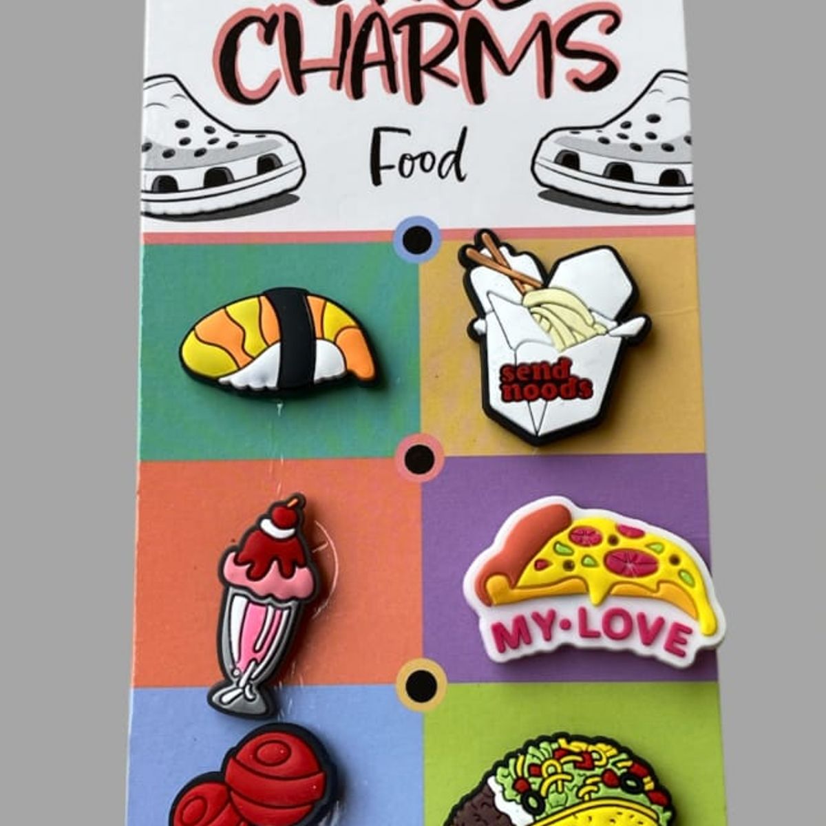 GENERICO - PINES PARA CROCS 2 CARTILLAS