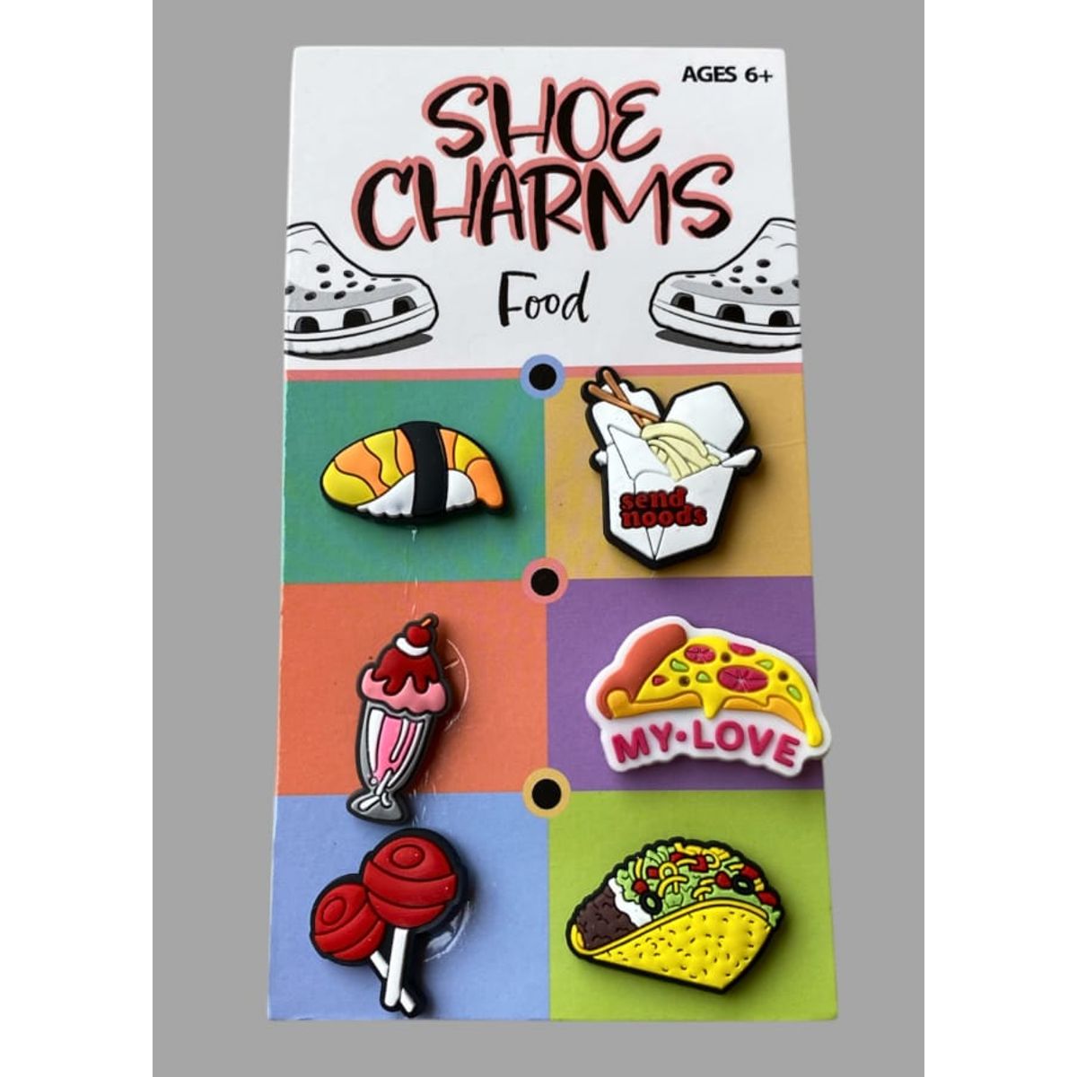 GENERICO - PINES PARA CROCS 2 CARTILLAS