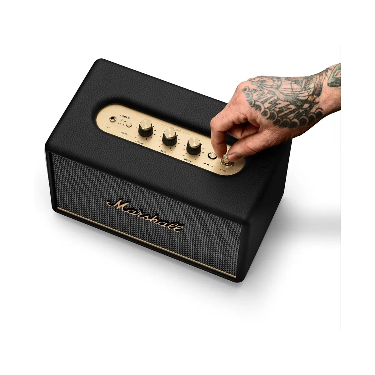 MARSHALL - Parlante Bluetooth Marshall Acton III BT5.2 30 Watts Negro