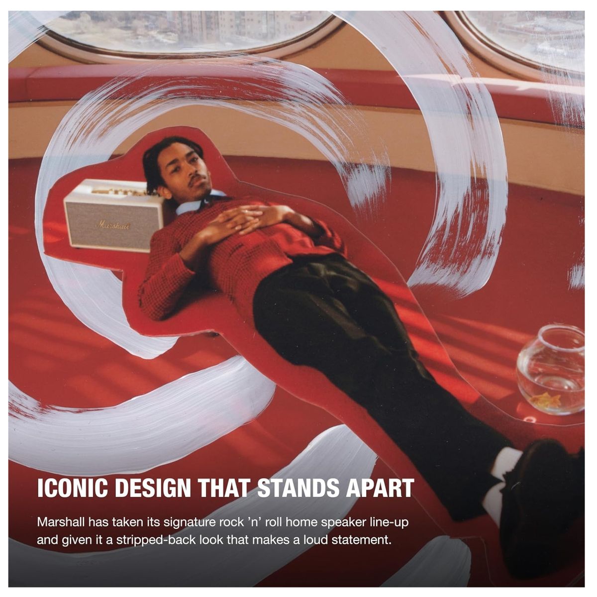 MARSHALL - Parlante Bluetooth Marshall Stanmore III BT5.2 80 Watts RCA Crema