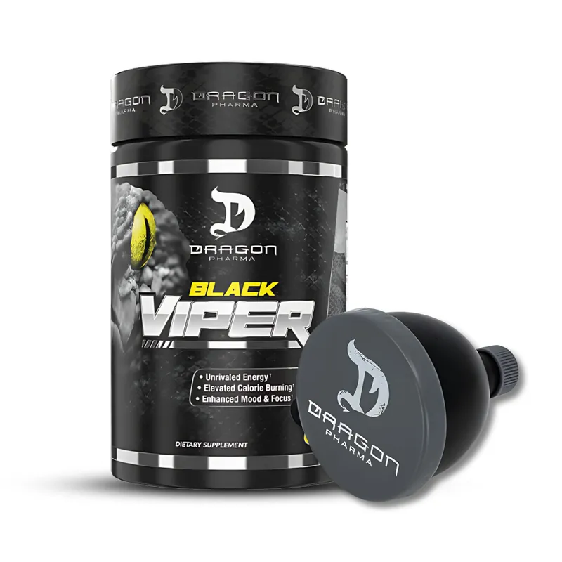DRAG PHARMA - Black Viper 90 cap Dragon Pharma + Embudo Dragon Pharma