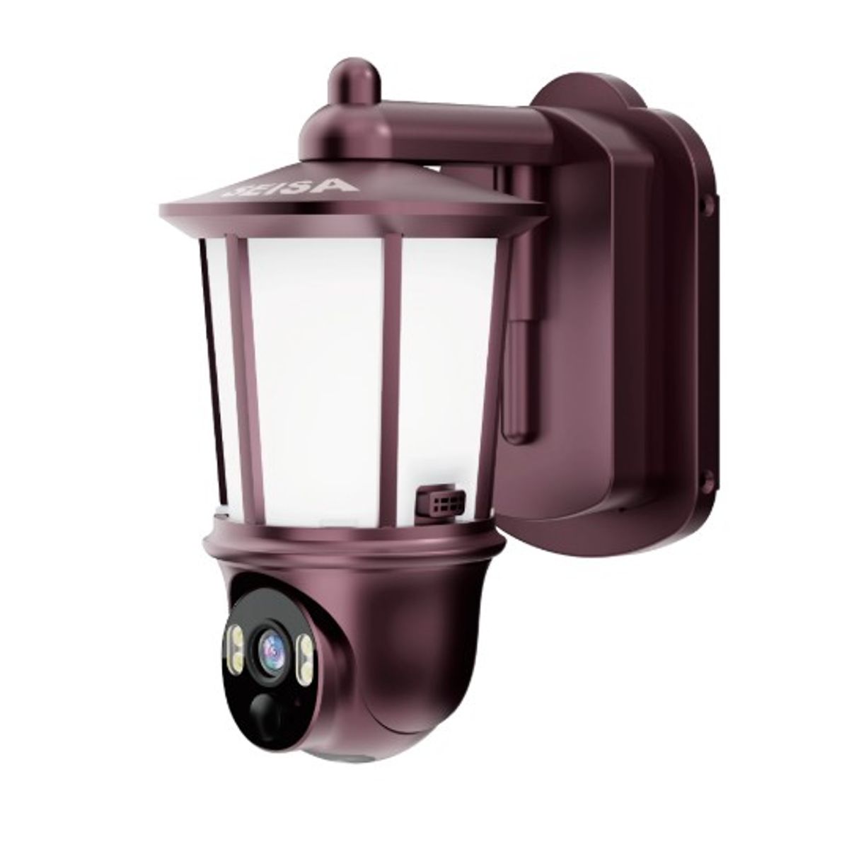 SEISA - CÁMARA DE SEGURIDAD IP WIFI TIPO FAROL DE 2304 X 1296 3MP, SOLAR RECARGABLE, PTZ, IP65