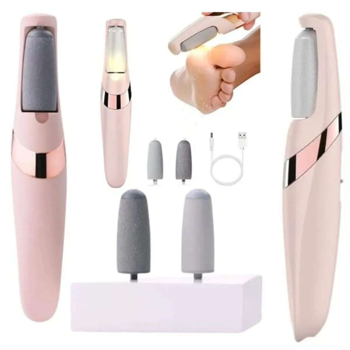 GENERICO - Removedor de callos de pies Portatil