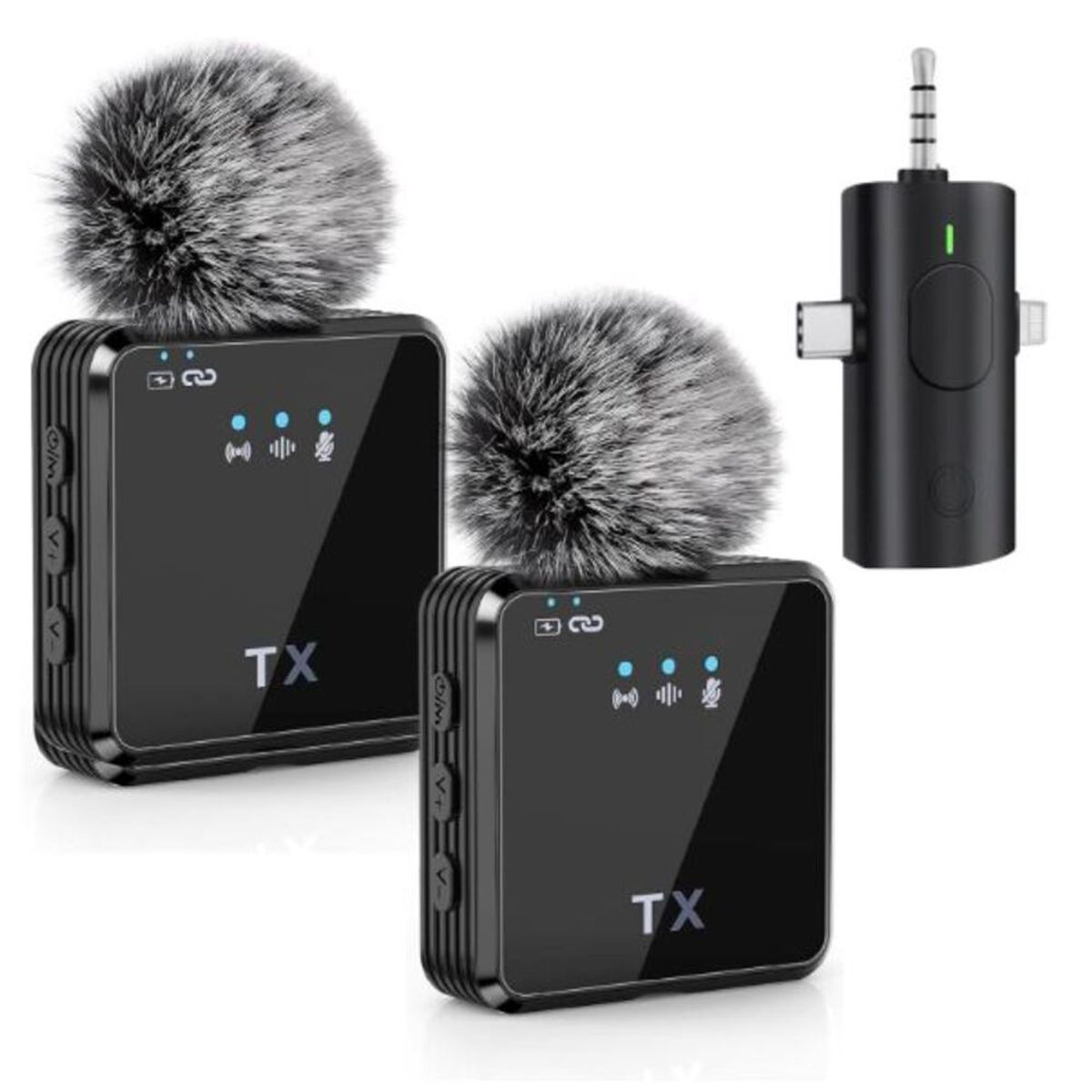 GENERICO - Micrófono universal Inalámbrico 3 en 1 - F11-2