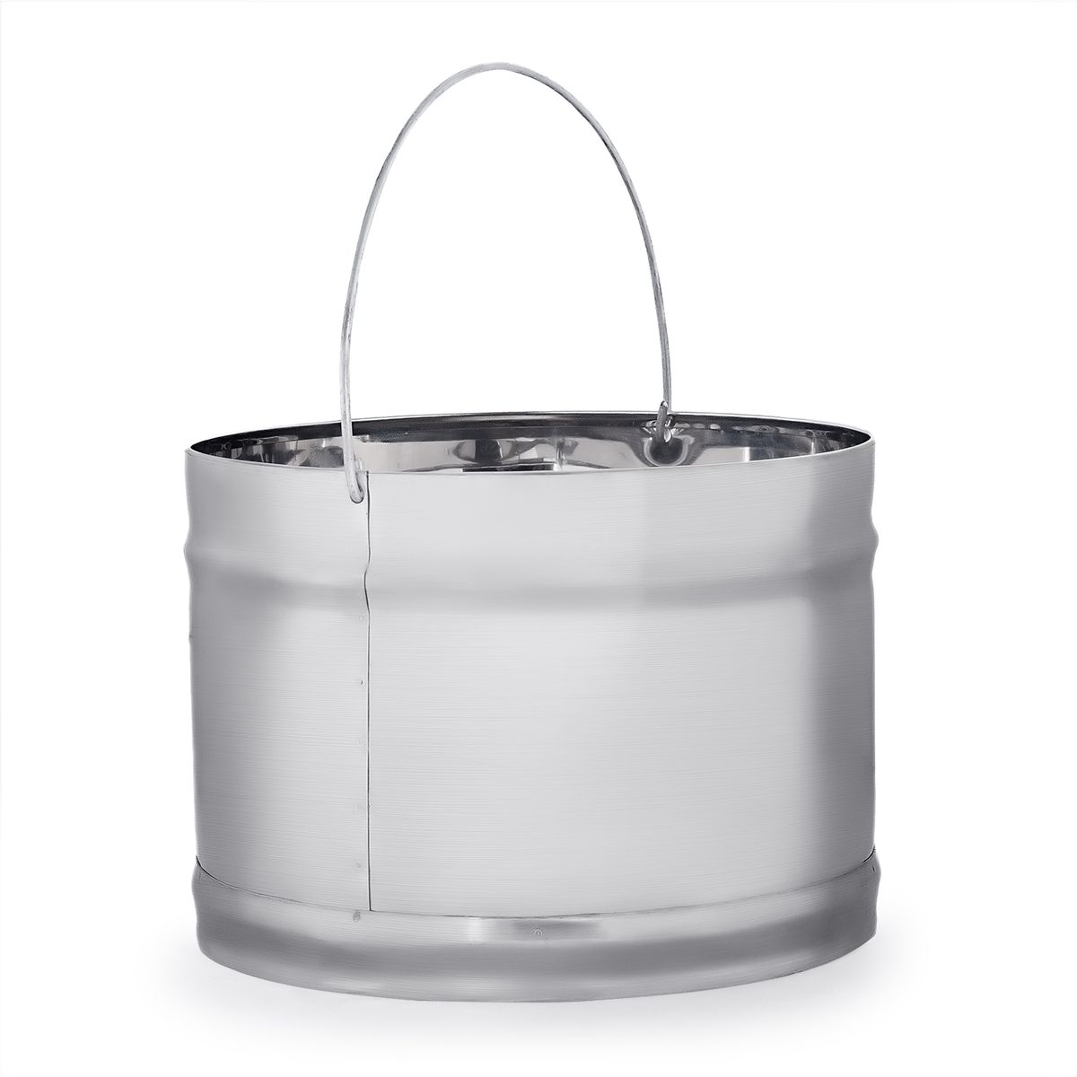 GENERICO - Tacho de Acero Inoxidable con Pedal de 20 L