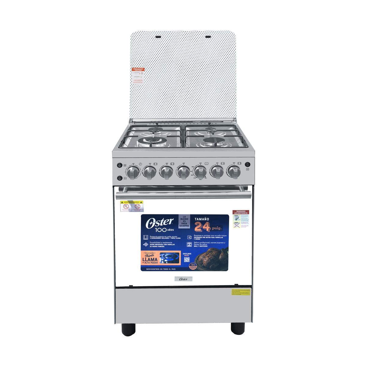 OSTER - COCINA OSTER OS-PGSGC24041GRISM 24 ACERO INOX