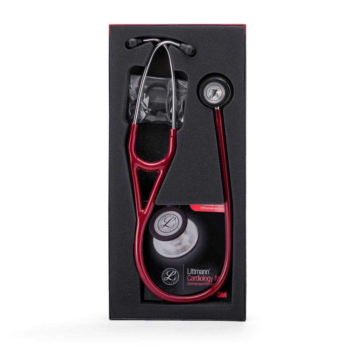 LITTMANN - Estetoscopio LITTMANN Cardiology IV Mirror Chestpiece Borgoña 6170
