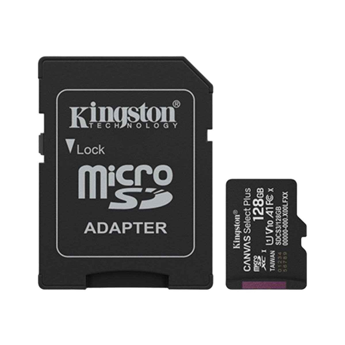 KINGSTON - Memoria MicroSD Kingston SDCS3/128GB Canvas Select Plus 150MB/s Clase 10