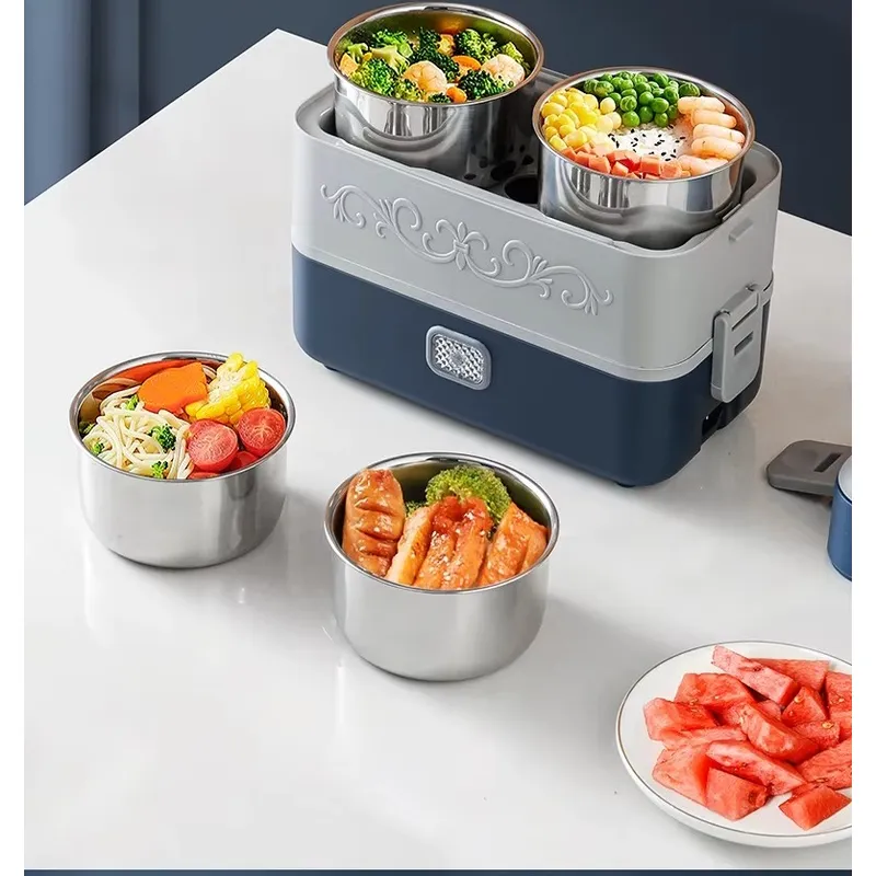 OEM - Lonchera Eléctrica Portátil A Vapor 24L Calentador Alimento Fiambre Vianda Termica Electrica 220V