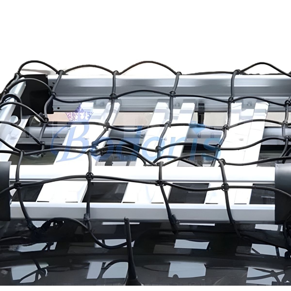 GENERICO - Malla Elastica Porta Equipaje 120x80cm Con Ganchos