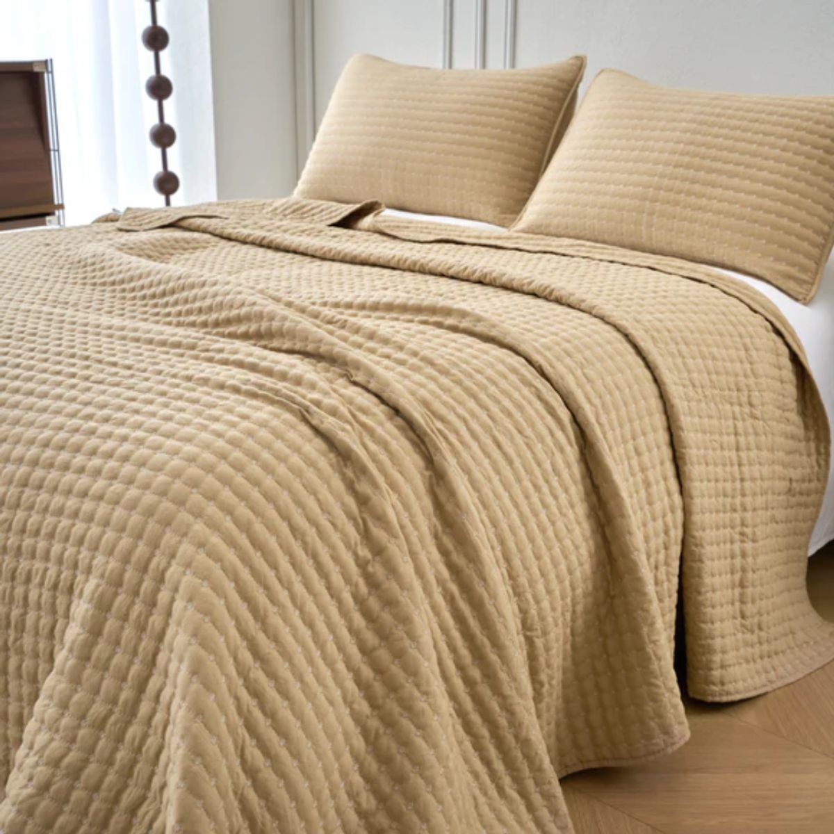 CLAUDIA RIVA HOME - Cubrecama Arena Beige