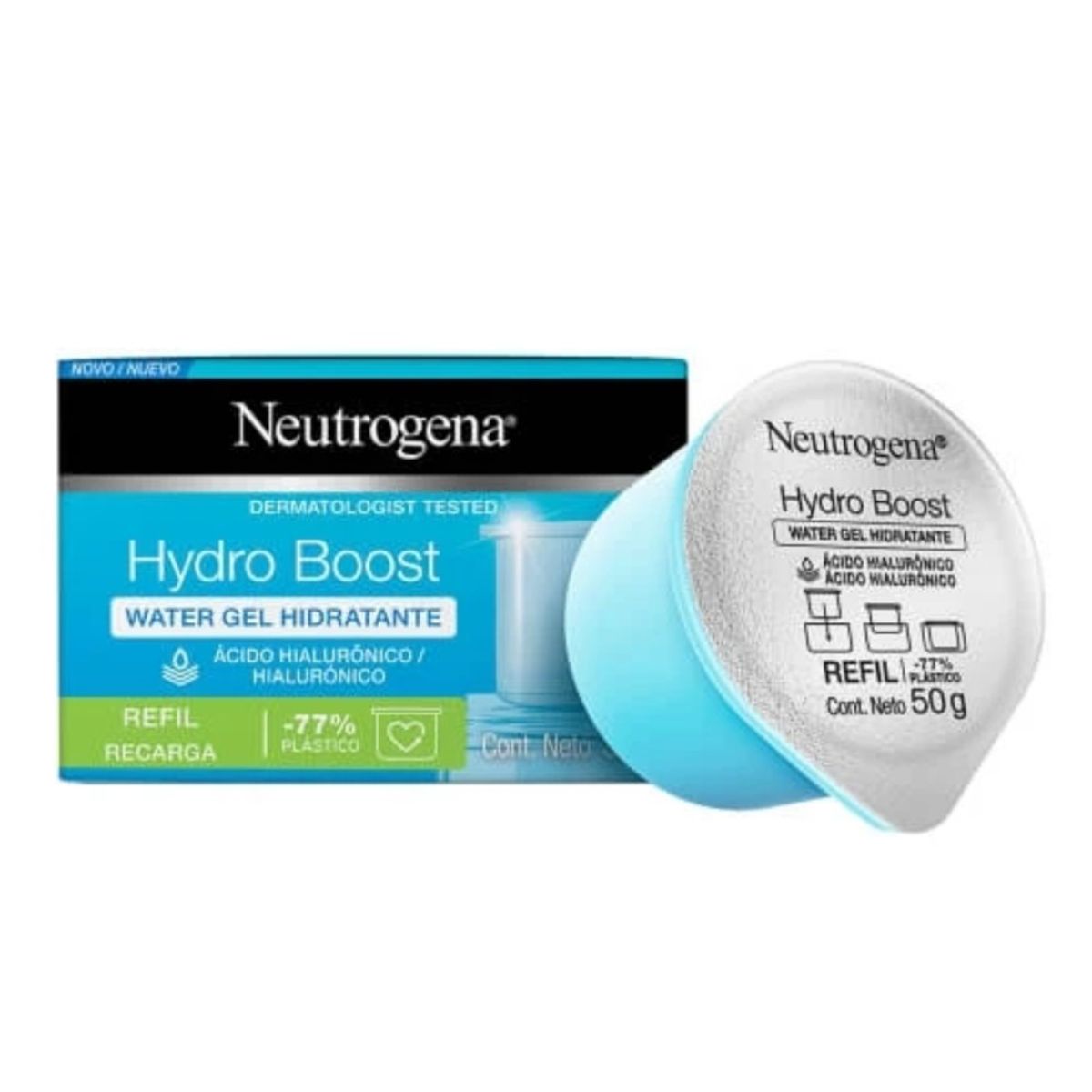 NEUTROGENA - Crema Facial Refill Hidratante Neutrogena 50gr con Ácido Hialurónico
