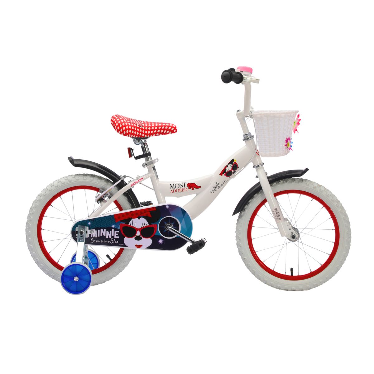 MONARK - BICICLETA MONARK MINNIE ICONIC ARO 16 BLANCO