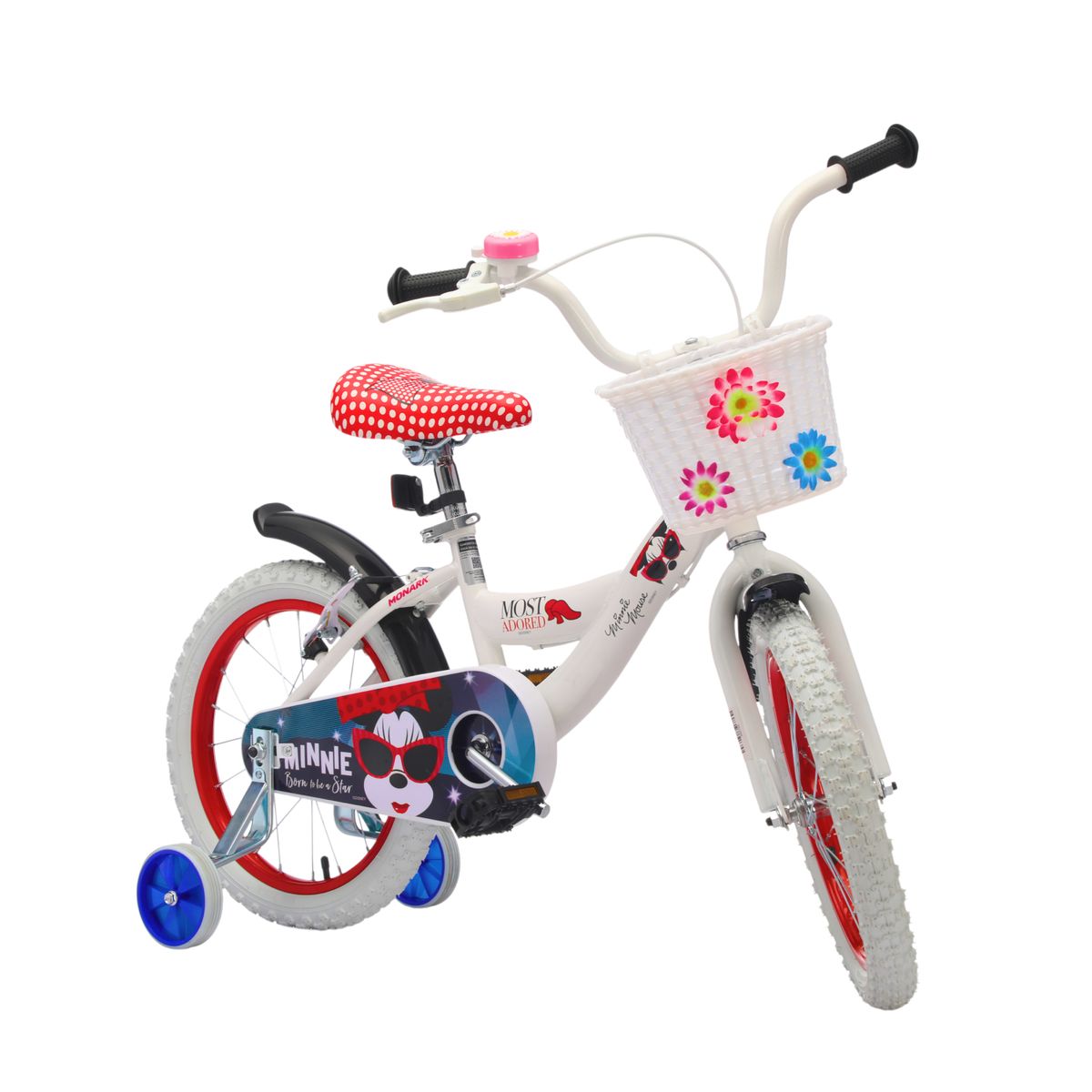 MONARK - BICICLETA MONARK MINNIE ICONIC ARO 16 BLANCO