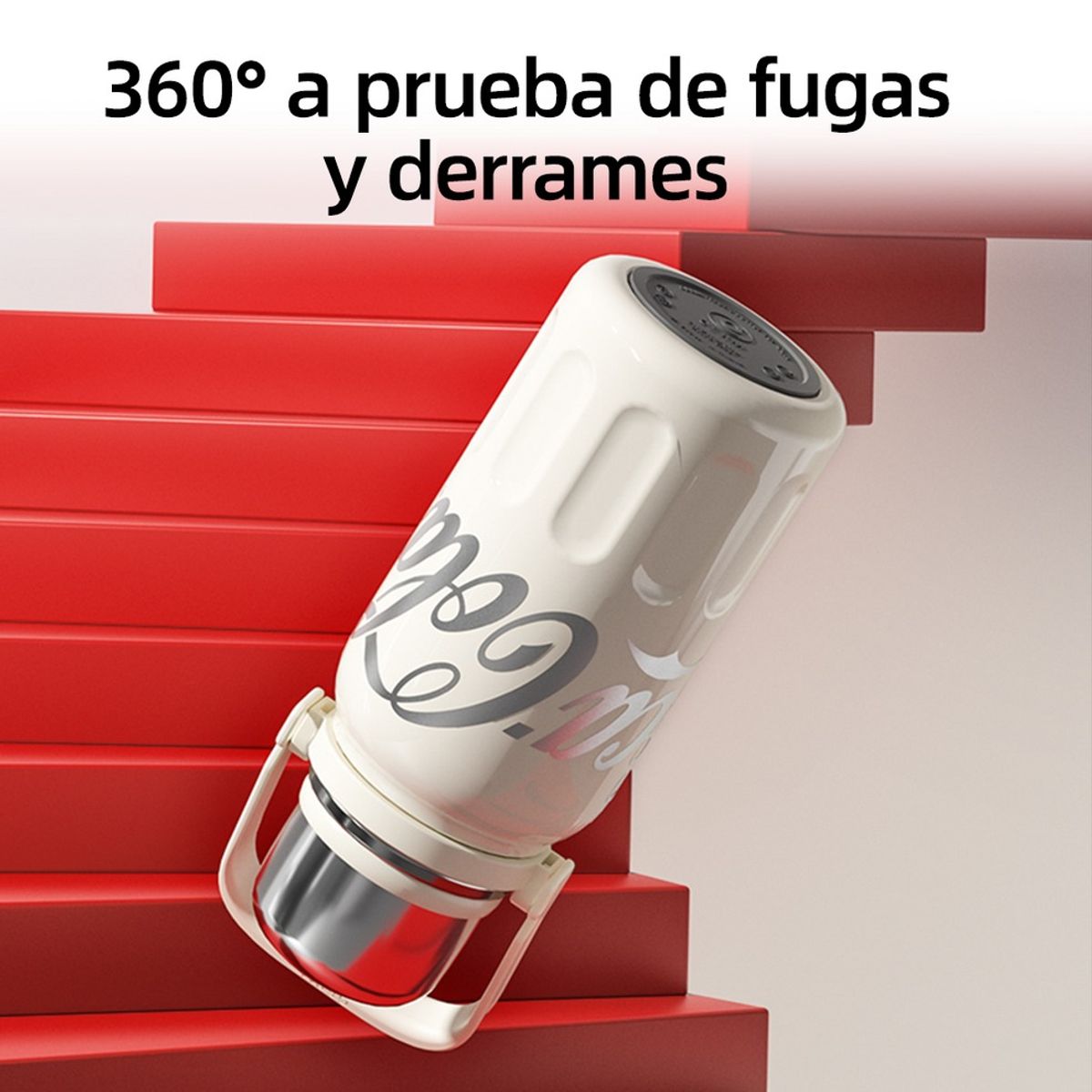 GERM - Termo Deportivo Premium Coca-Cola x Germ 1200 ml / 40 Oz Blanco