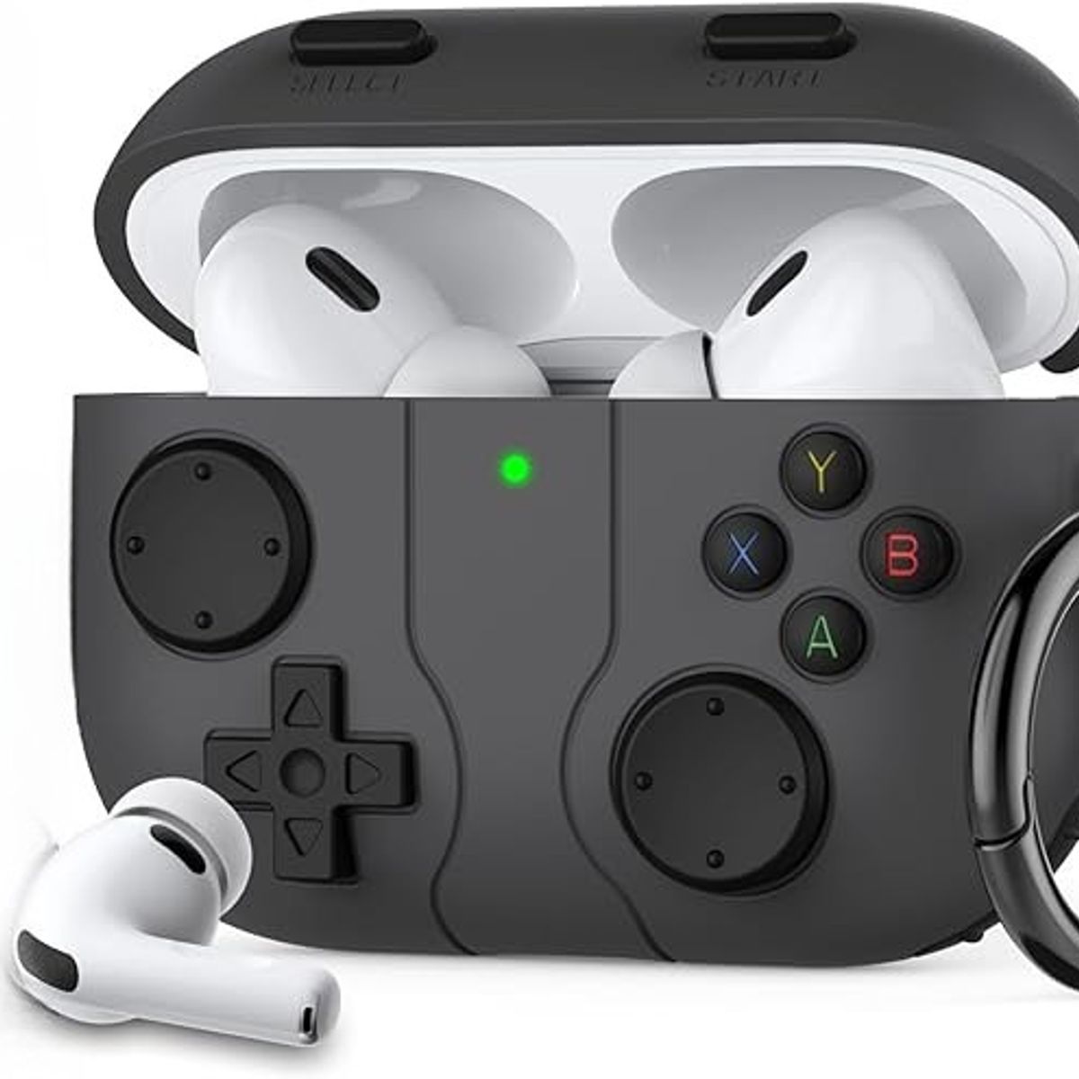 GENERICO - Funda para AirPods Pro 3 2025 con diseño Negro