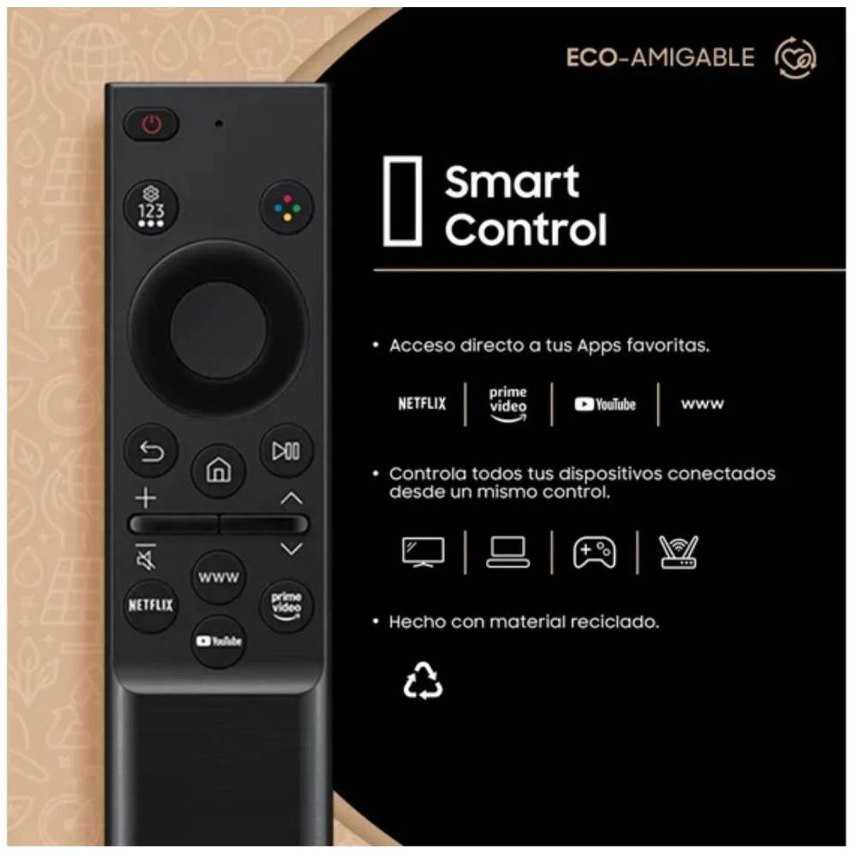 SAMSUNG - TELEVISOR SAMSUNG SMART TV 43CRYSTAL UHD 4K UN43U8000FGXPE