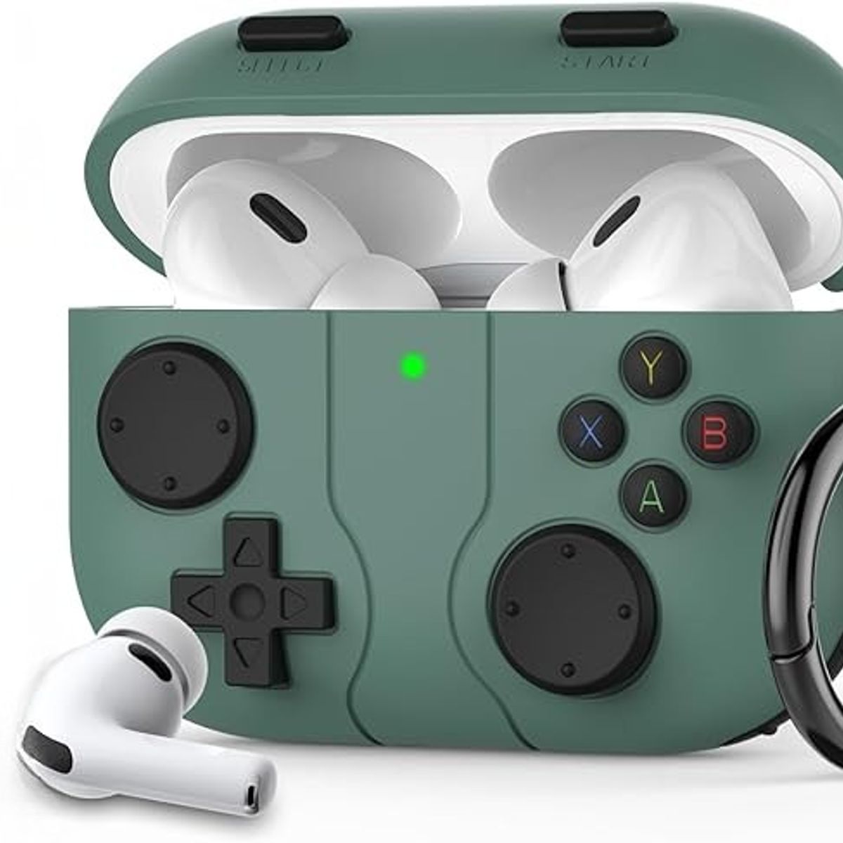 GENERICO - Funda para AirPods Pro 3 2025 con diseño Verde