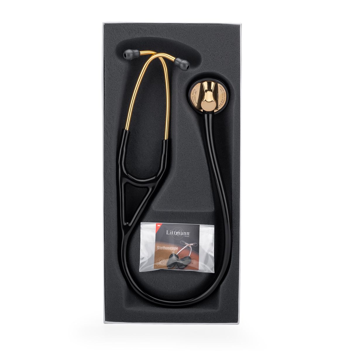 LITTMANN - Estetoscopio LITTMANN Master Cardiology Dorado Black Brass 2175