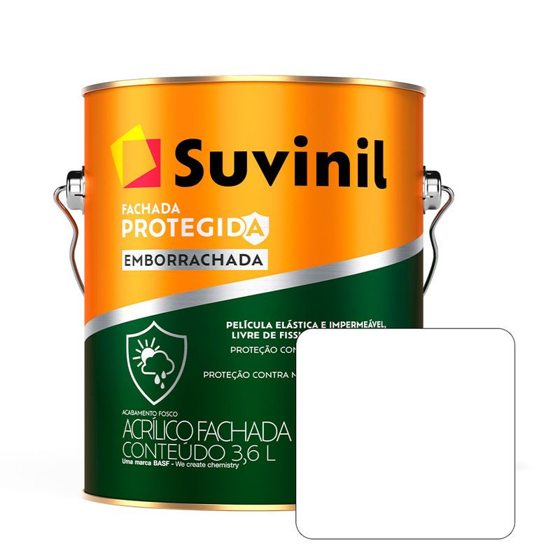 SUVINIL - SUVINIL LÁTEX FACHADA PROTEGIDA ELASTOMÉRICA BLANCO X 3.6 L