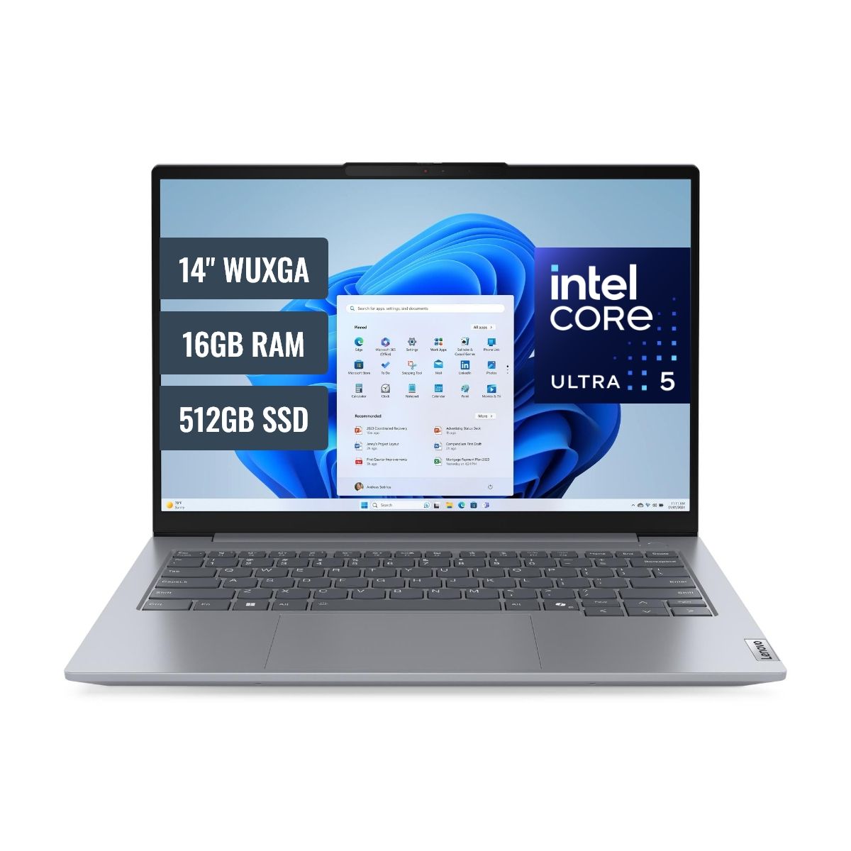 LENOVO - Laptop Lenovo Thinkbook 14 G7 IML Intel Core Ultra 5 125U 16GB RAM 512GB SSD M2 14 WUXGA