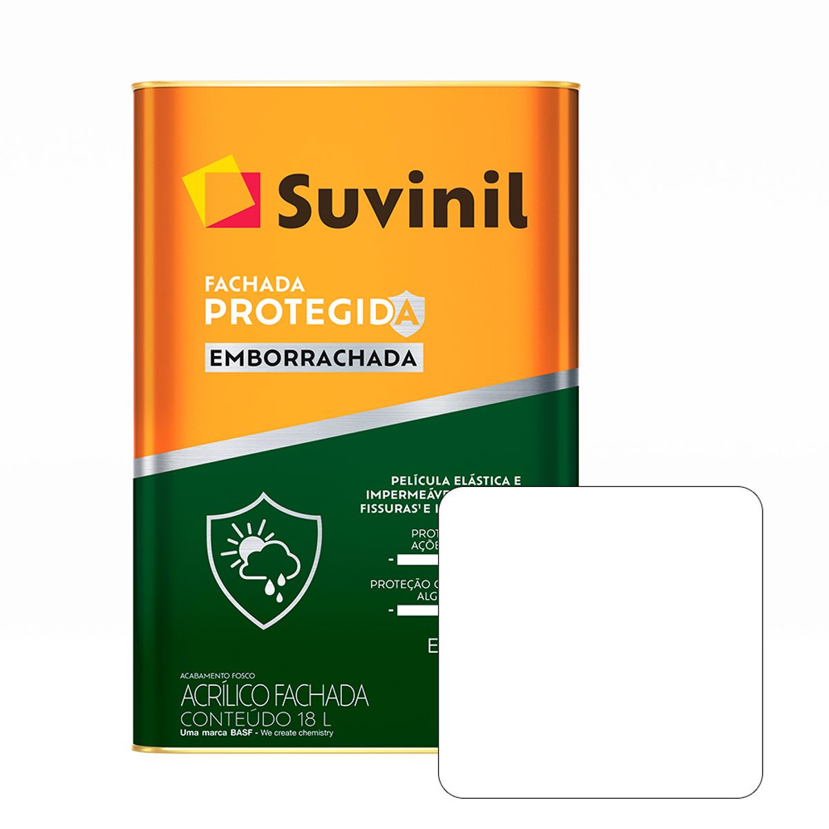 SUVINIL LÁTEX FACHADA PROTEGIDA ELASTOMÉRICA BLANCO X 18 L, marca SUVINIL - Foto Principal