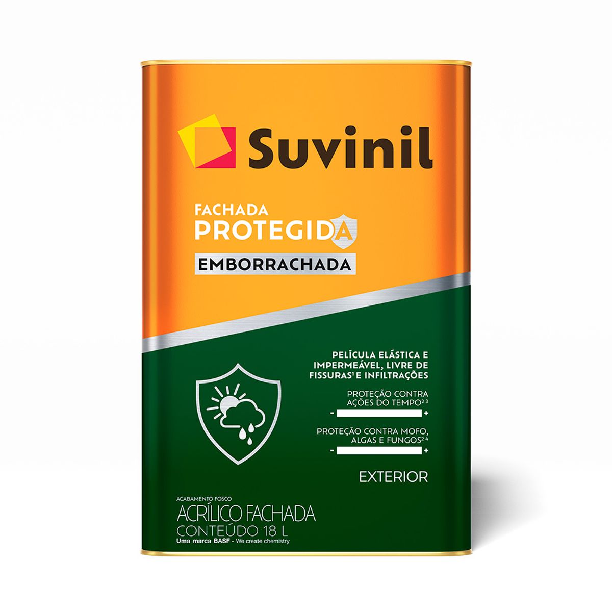 SUVINIL LÁTEX FACHADA PROTEGIDA ELASTOMÉRICA BLANCO X 18 L, marca SUVINIL - Foto 2
