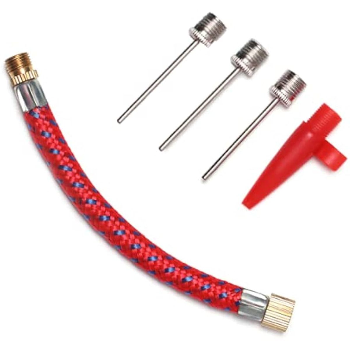 GENERICO - Kit Valvulas de Inflador de Aire para Pelotas y Balones Futbol