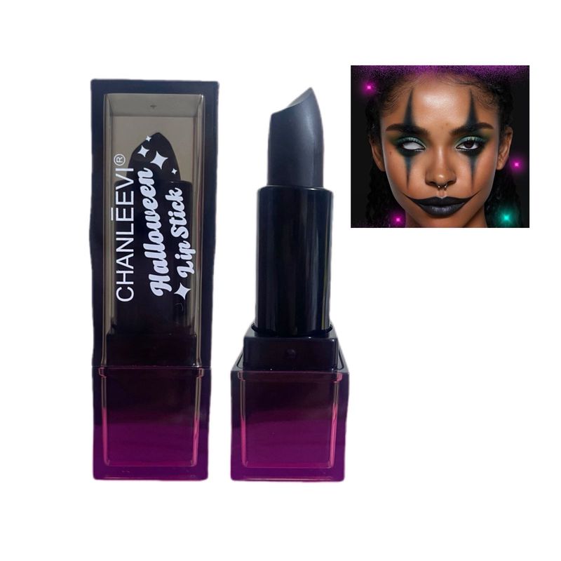 GENERICO - Labial negro maquillaje halloween