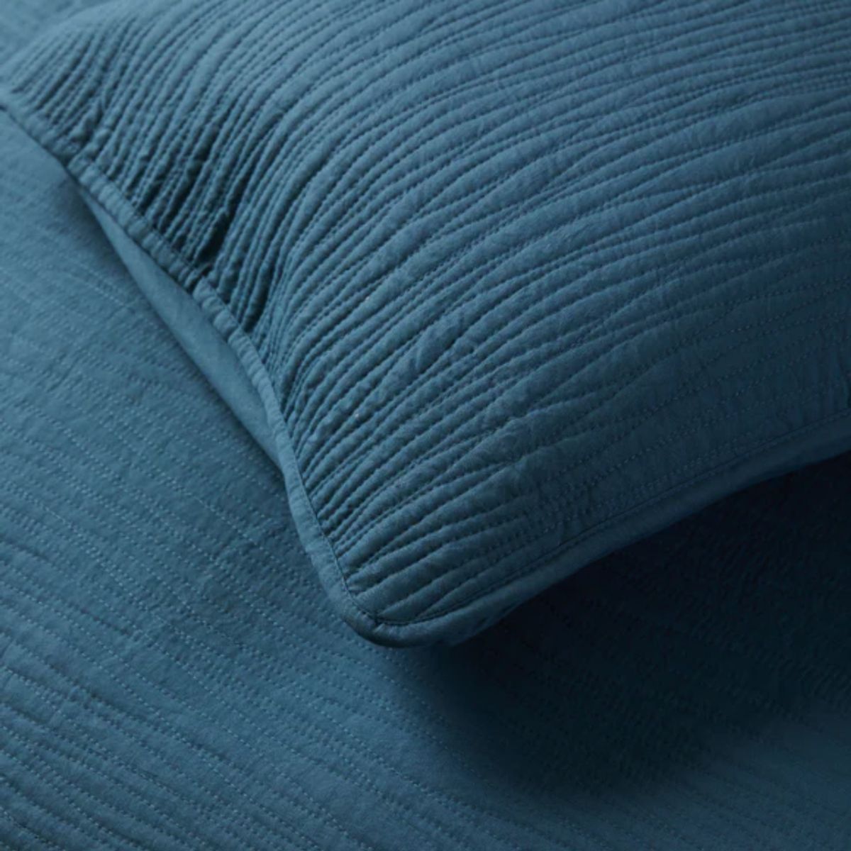 CLAUDIA RIVA HOME - Cubrecama Duna Azul Microfibra