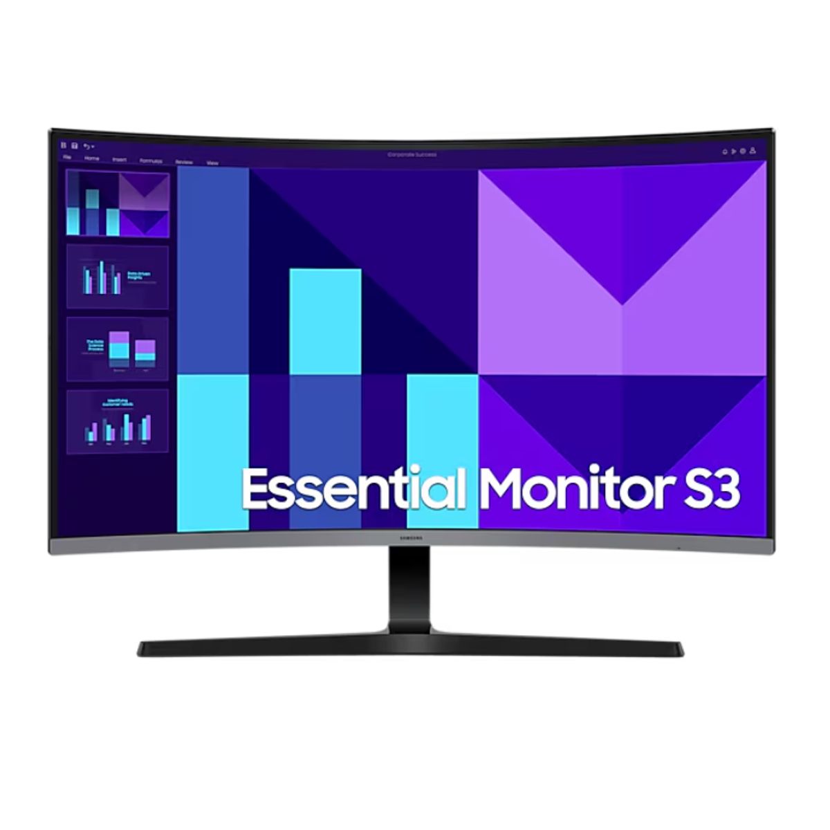 SAMSUNG - Monitor Curvo Samsung Essential S3 S32D390GA 32″  FHD