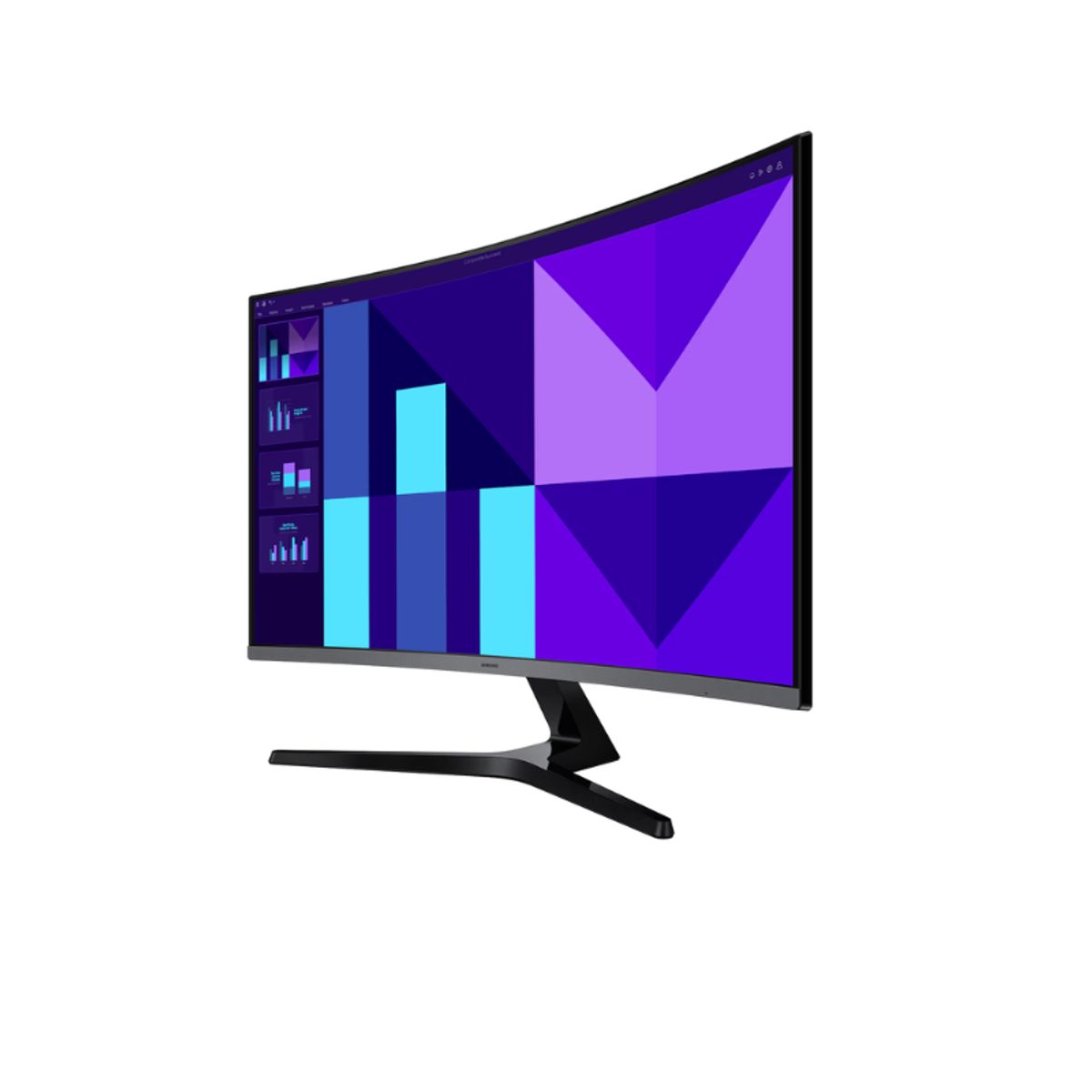 SAMSUNG - Monitor Curvo Samsung Essential S3 S32D390GA 32″  FHD