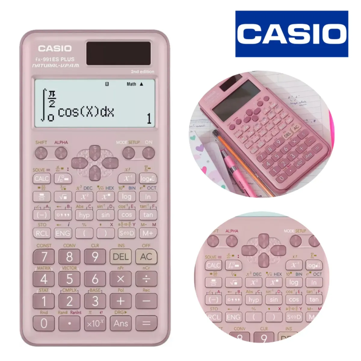 CASIO - Calculadora Casio Fx-82la PLUS ROSADO