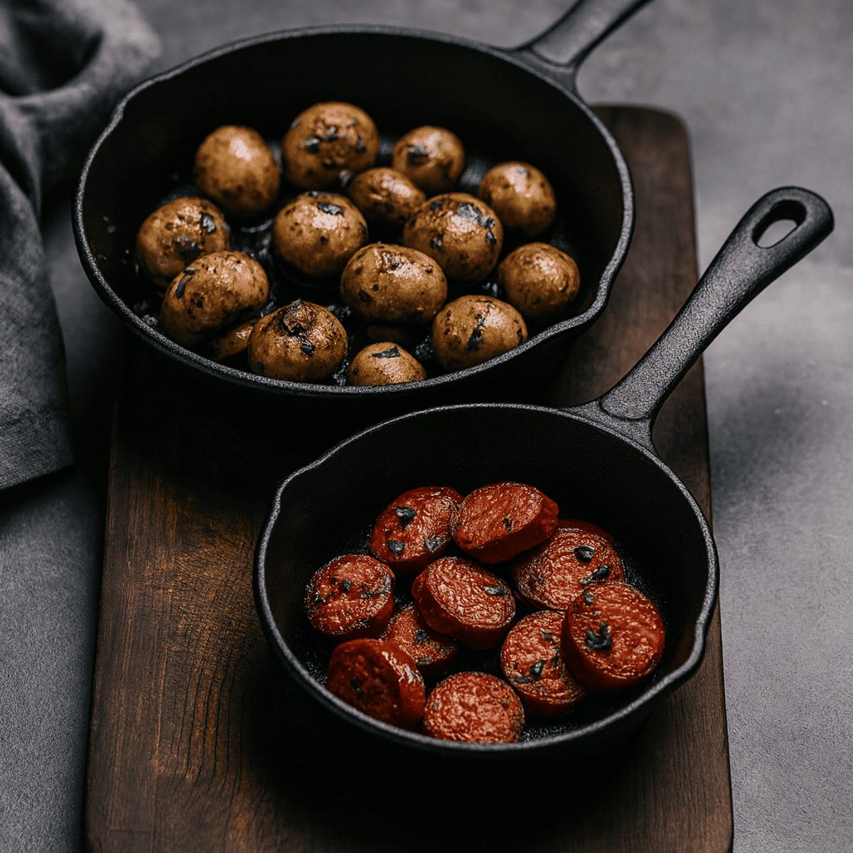 RECORD - Pack de 2 Sartenes de Hierro Fundido