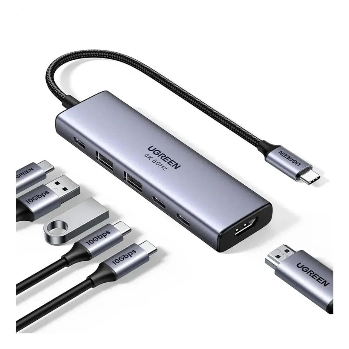 UGREEN - Hub USB Ugreen 6 en 1 CM511 35999