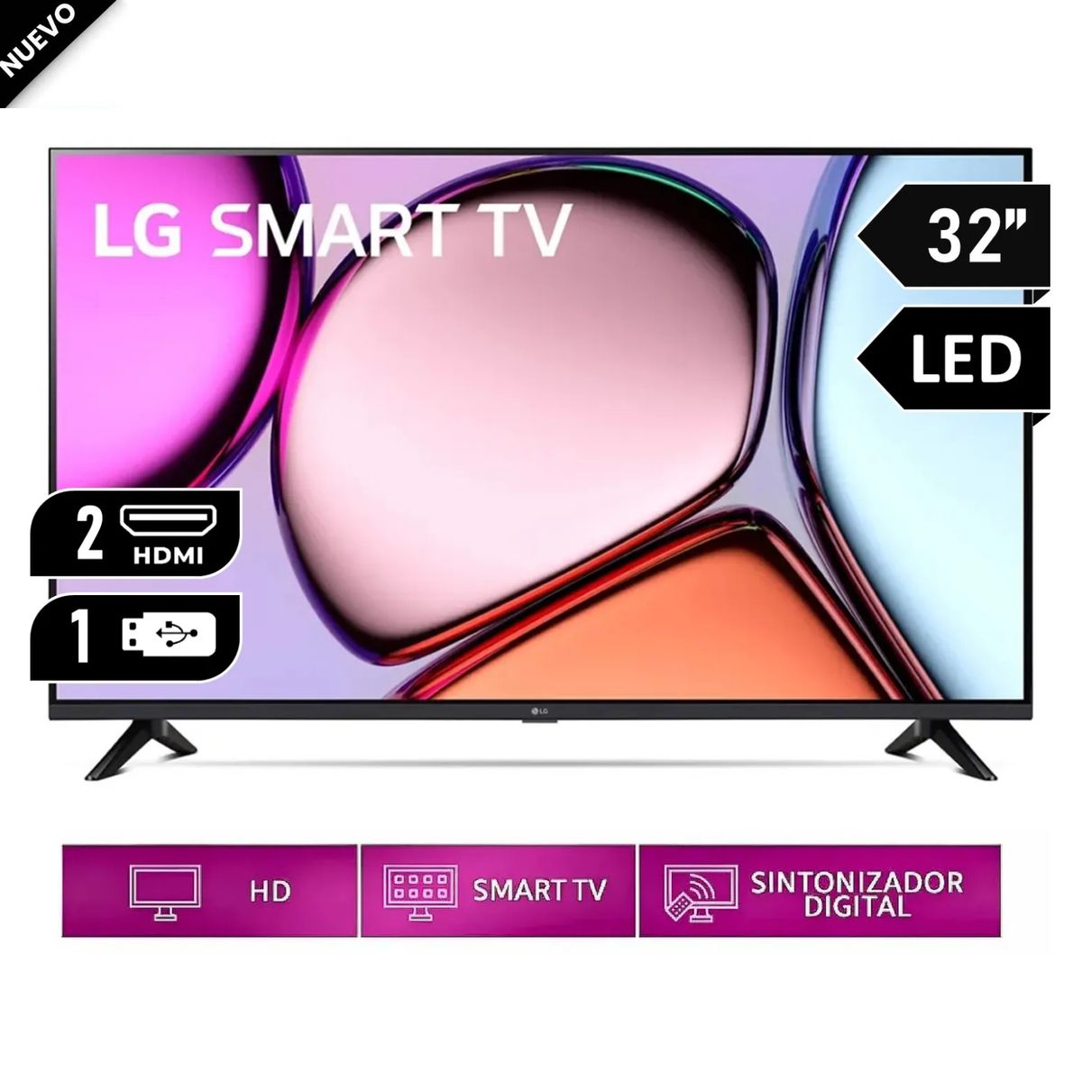 LG - TV 32 LG -32LQ600BPSA LED HD SMART TV