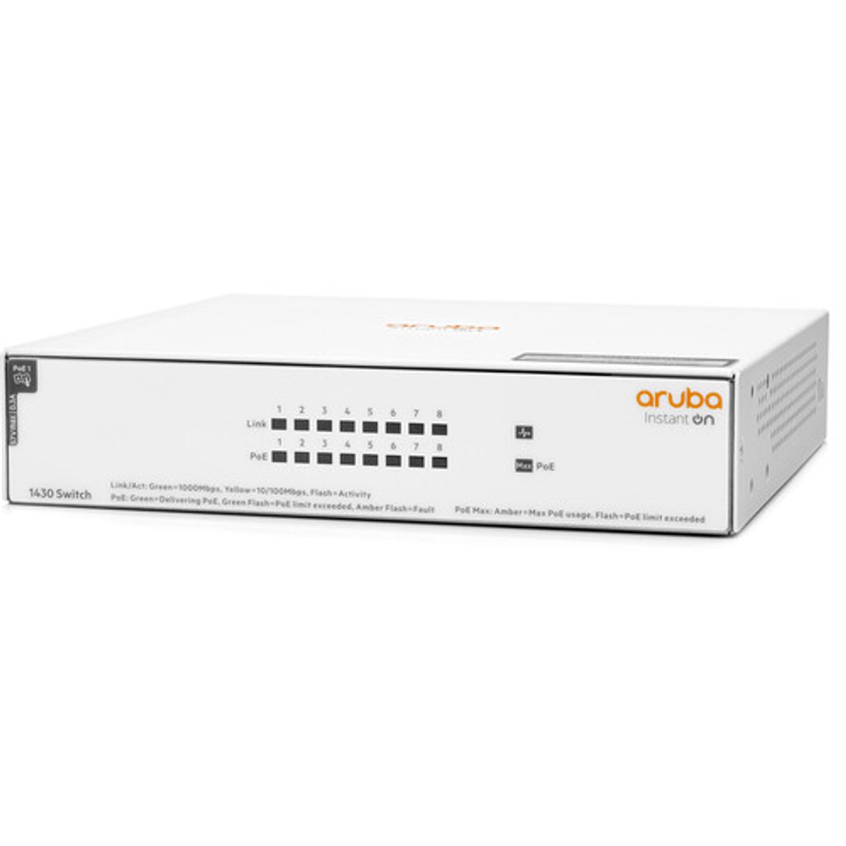ARUBA - Switch Aruba Instant On 1430 8 puertos POE