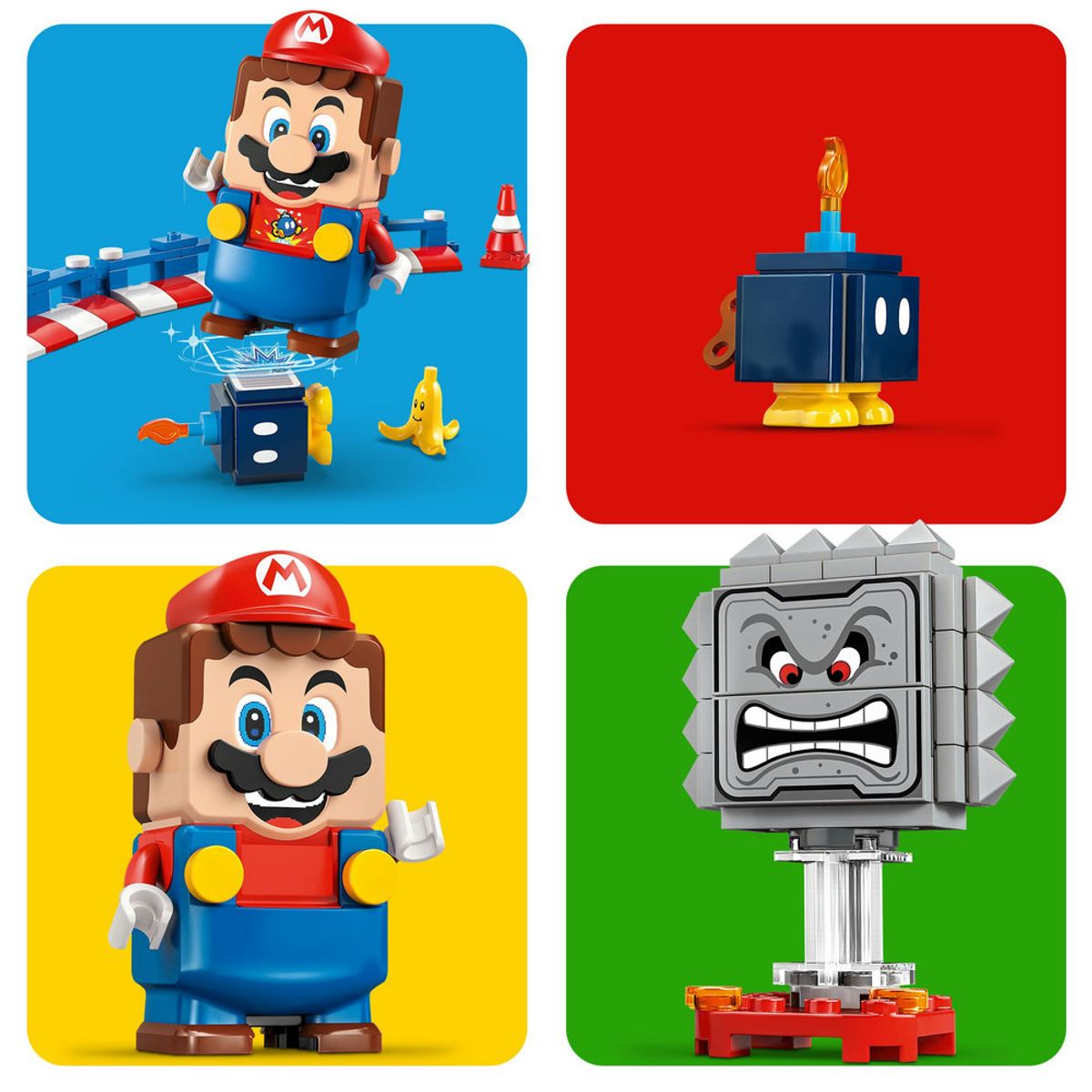 LEGO - LEGO 72043 Mario Kart™ – LEGO® Mario™ interactivo y Kart estándar