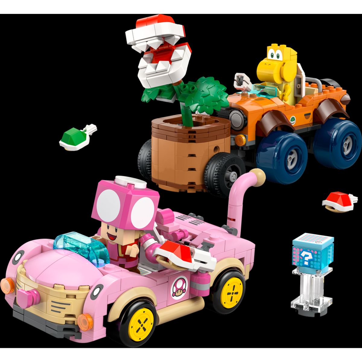 LEGO - LEGO 72044 Mario Kart™ – Persecución con potenciador de Planta Piraña