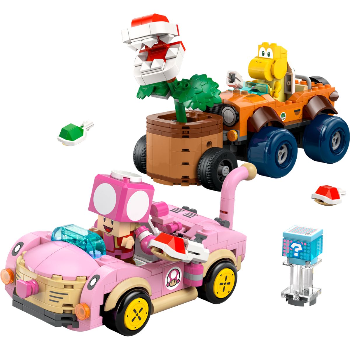 LEGO - LEGO 72044 Mario Kart™ – Persecución con potenciador de Planta Piraña