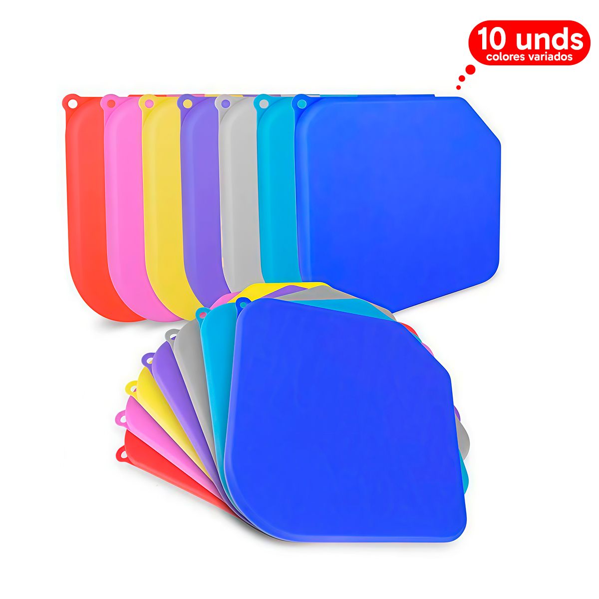 GENERICO - Porta mascarillas x 10 unds colores variados