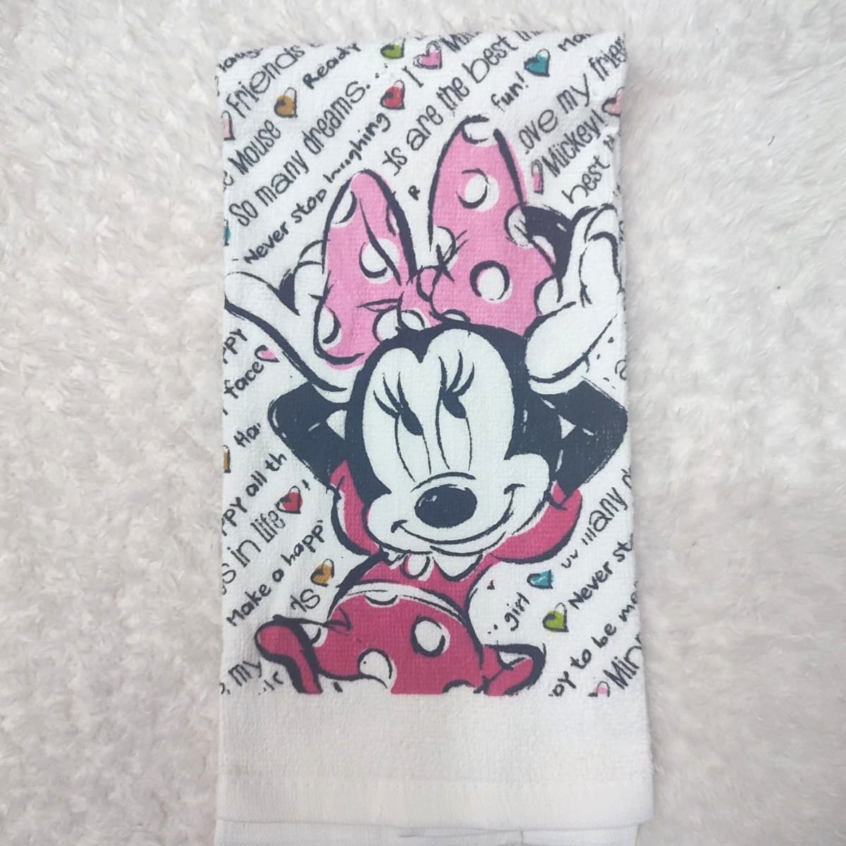 DISNEY CLASICOS - Pack Reposador de Olla Secador y guante Minnie Rosado