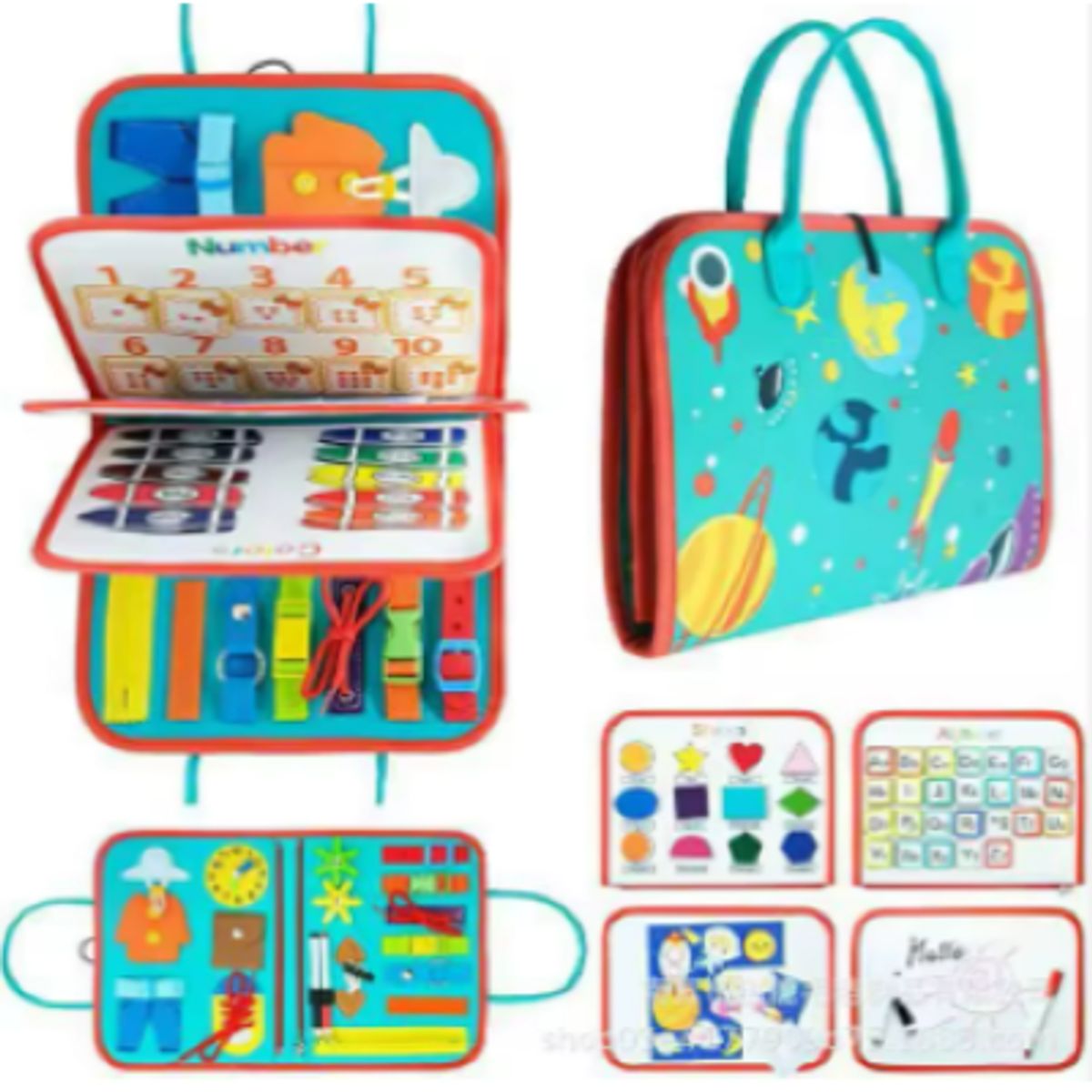 GENERICO - MALETIN SENSORIAL MONTESSORI - BUSY BOARD