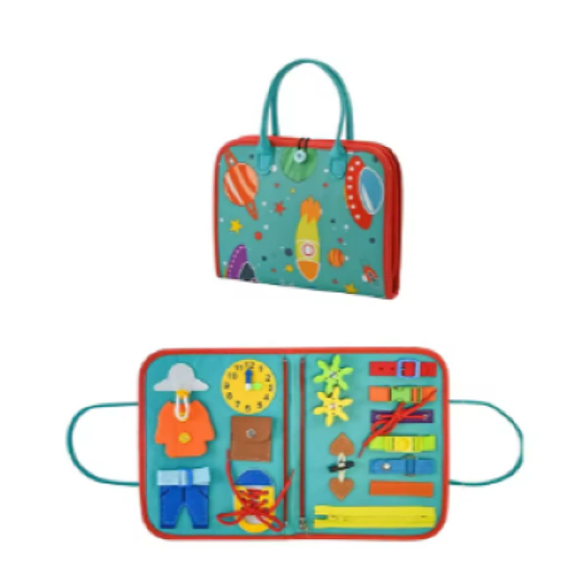 GENERICO - MALETIN SENSORIAL MONTESSORI - BUSY BOARD