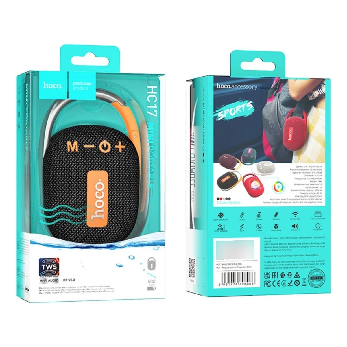 HOCO - Parlante Portatil Bluetooth Deportivo Hoco Hc17 Easy Joy