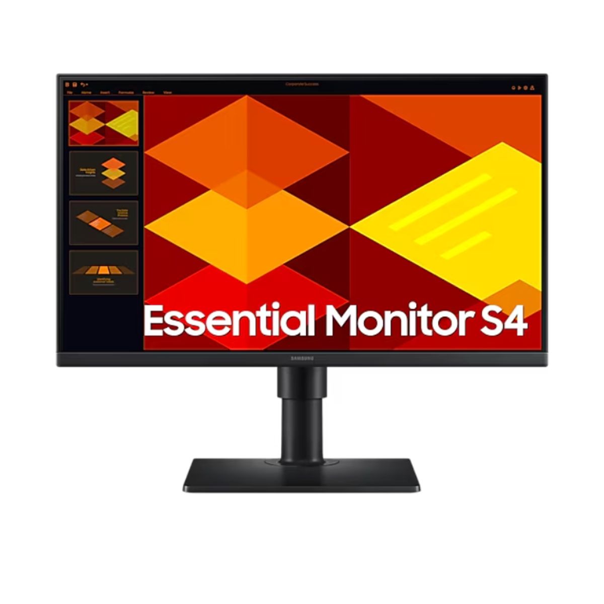 SAMSUNG - Monitor Plano Samsung 22 Essential S4 LS22D400GALXPE