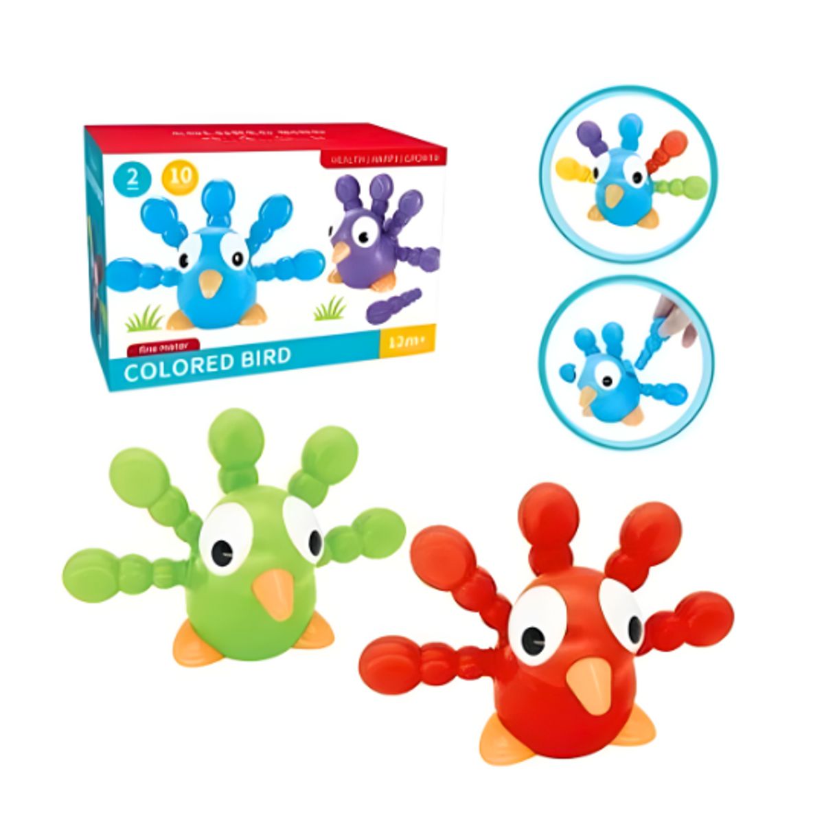 GENERICO - Set Juguetes Didacticos Plumas Encajables