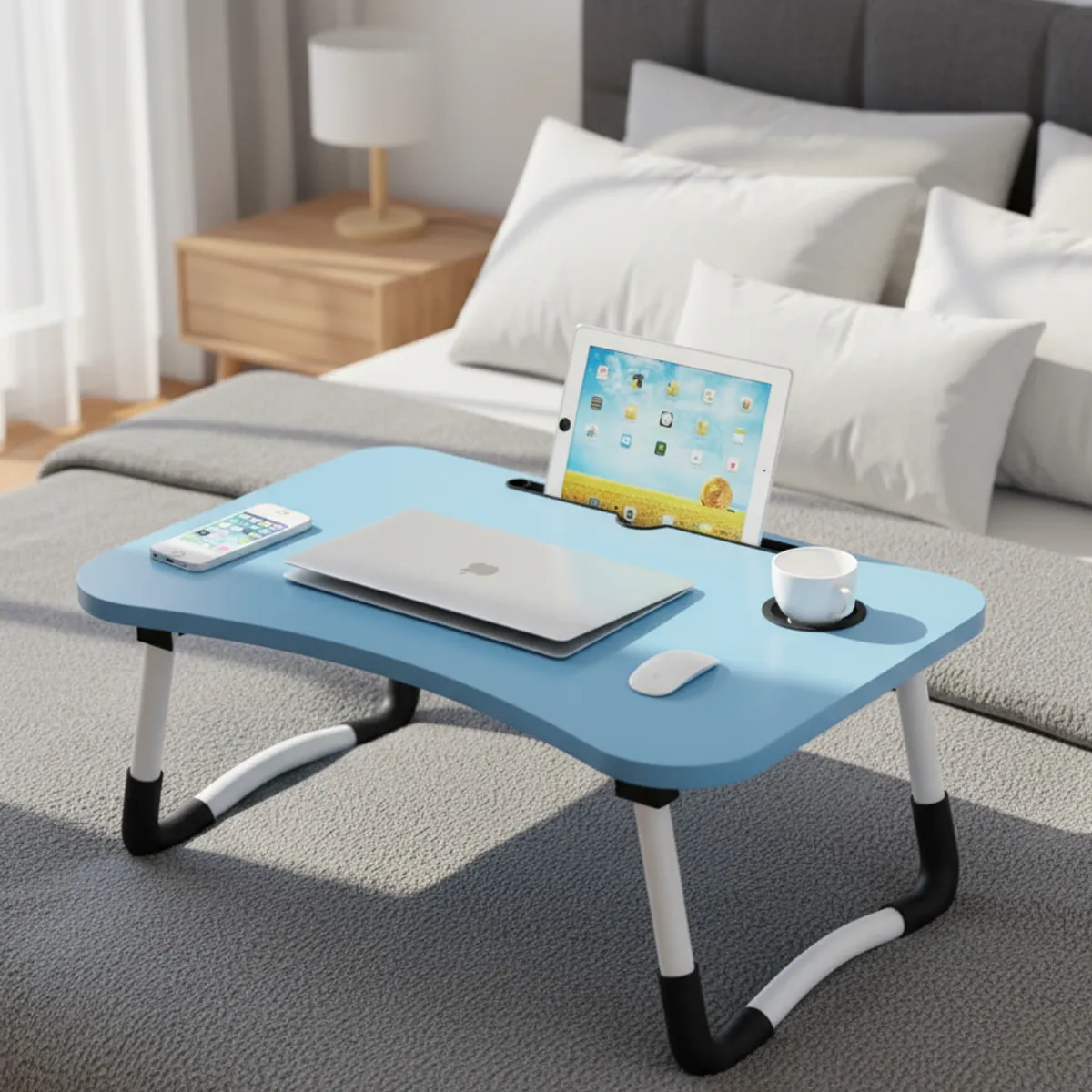 GENERICO - Mesas Multifunción Ergonómica para Laptop y Comodidad en la Cama