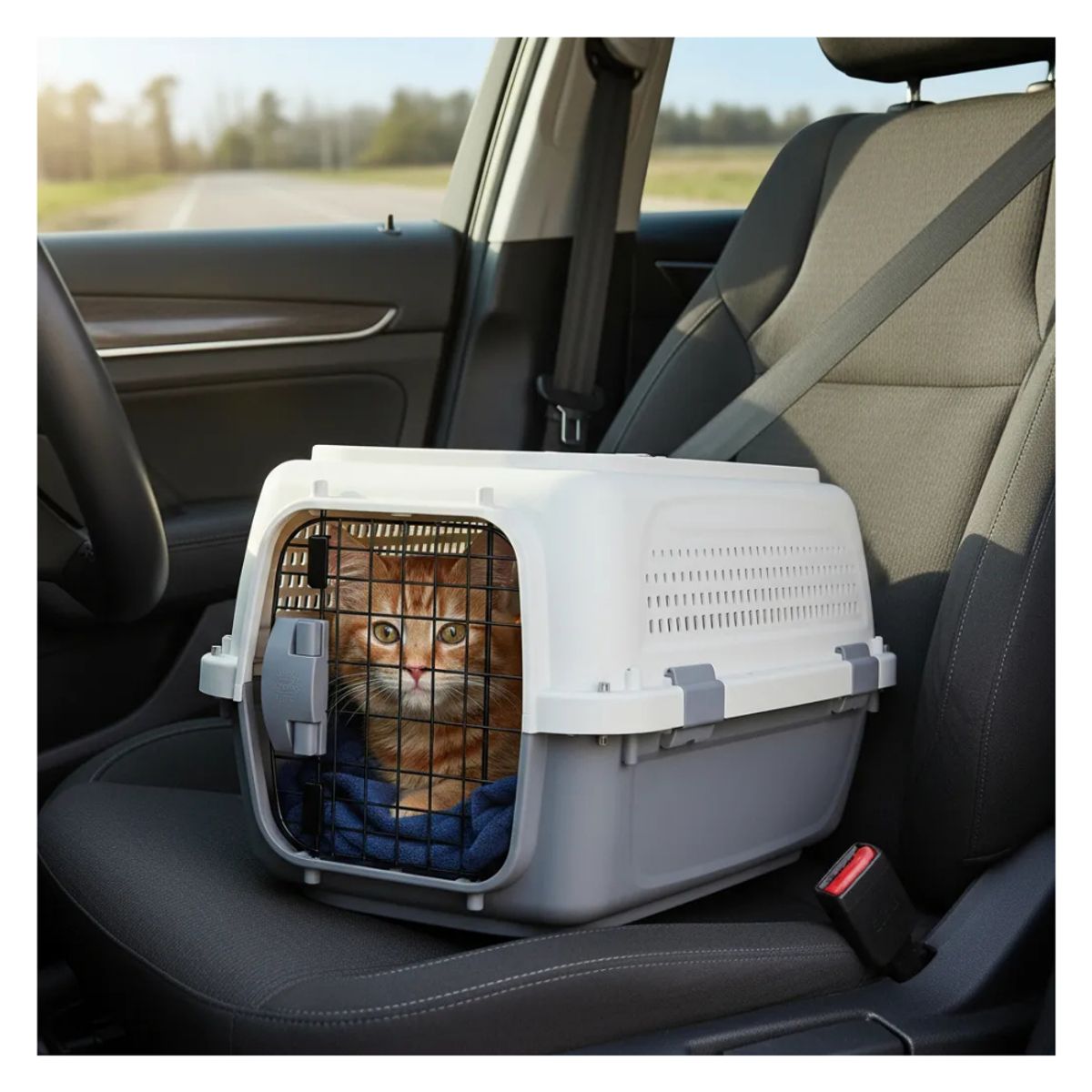 PET MOOD - Transportador Reja Superior Para Gato 52x33x29cm